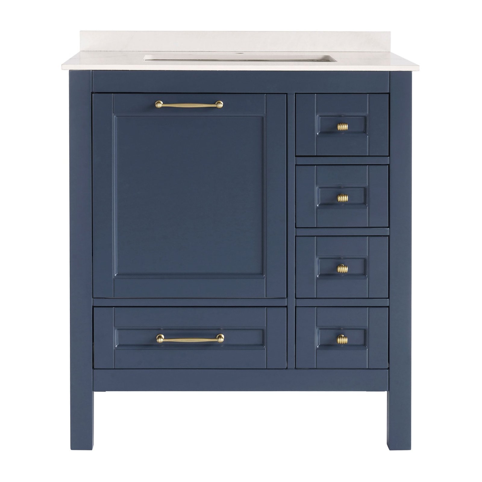 Navy 30 deals inch bathroom vanity