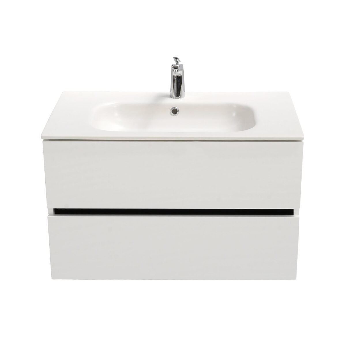 32 inch High Gloss White Single Sink Floating Vanity | European Kitchen Cabinets, RTA Shaker Cabinets & More!