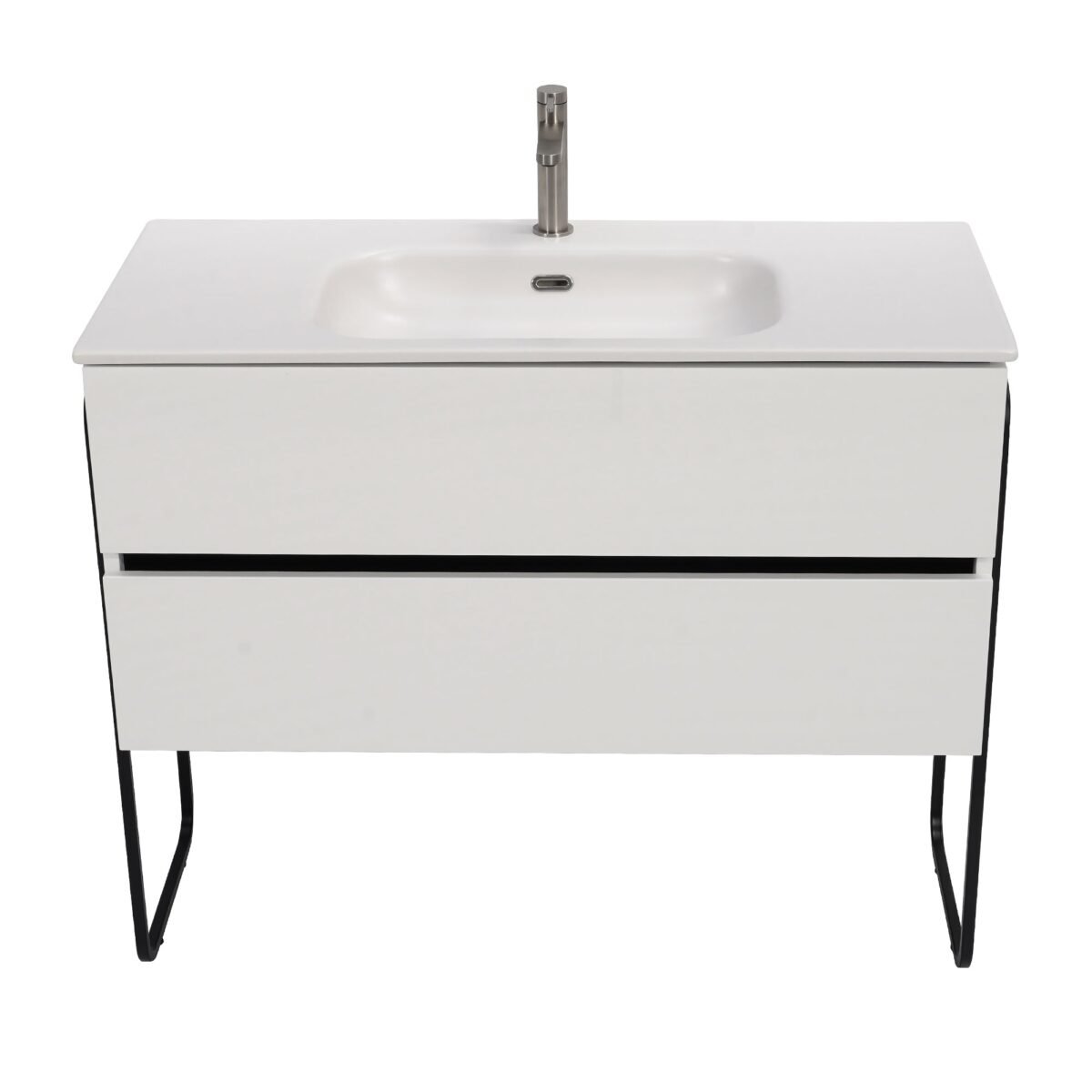 40 inch High Gloss White Single Sink Floating Vanity | European Kitchen Cabinets, RTA Shaker Cabinets & More!