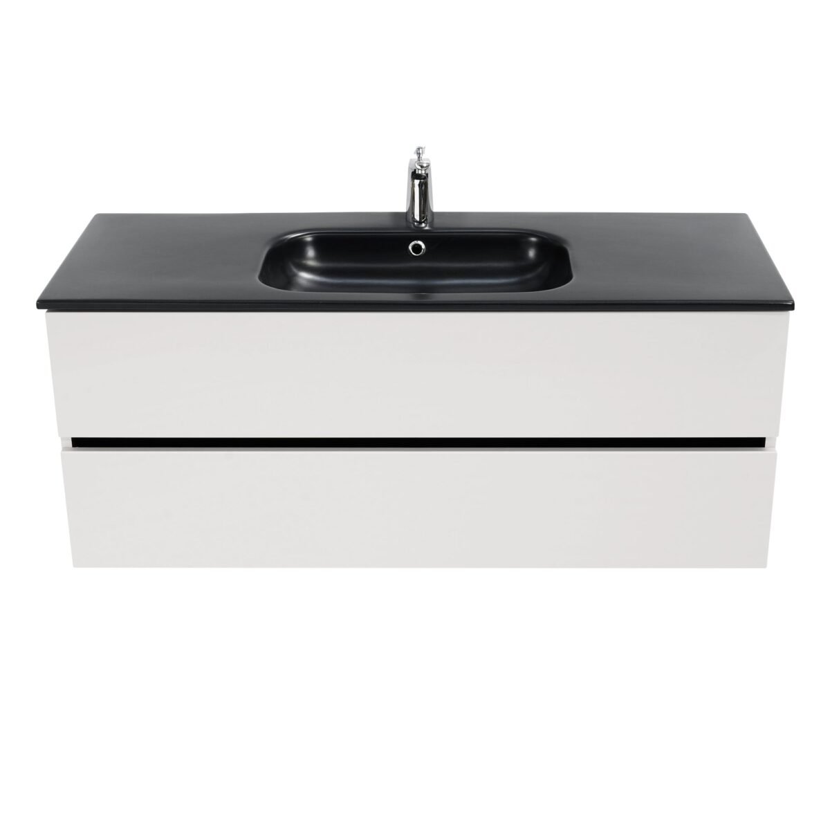 48 inch Matte Cashmere Single Sink Floating Vanity | European Kitchen Cabinets, RTA Shaker Cabinets & More!