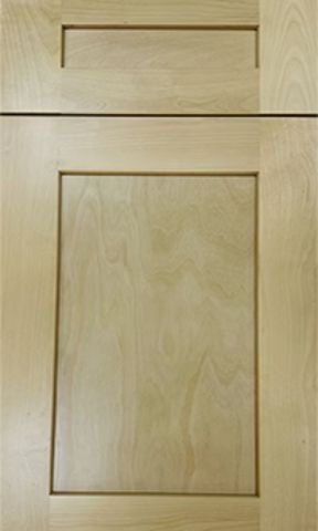 Shaker Natural Wood Cabinets Door Sample