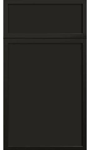 Shaker Newtown Charcoal Black Cabinets Door Sample