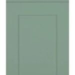 Shaker Ever Green Fog Painted Cabinets Door Sample