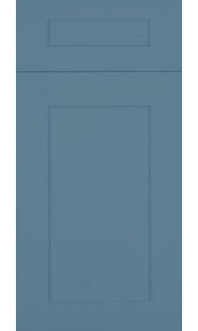 Shaker Ocean Blue Painted Cabinets Door Sample