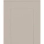 Shaker Realistic Beige Painted Cabinets Door Sample
