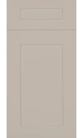 Shaker Realistic Beige Painted Cabinets Door Sample