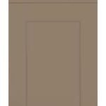 Shaker Taupe Beige Painted Cabinets Door Sample