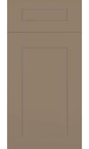 Shaker Taupe Beige Painted Cabinets Door Sample